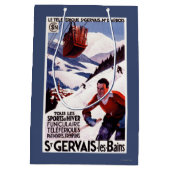 SNCFの鉄道のケーブル・カーの広告宣伝ポスター ミディアムペーパーバッグ (裏面)