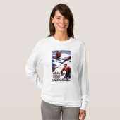 SNCFの鉄道のケーブル・カーの広告宣伝ポスター Tシャツ (正面フル)