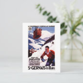 SNCF鉄道ケーブルカープロモーションポスター ポストカード (スタンド正面)