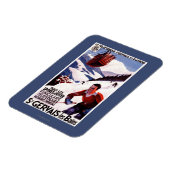 SNCF鉄道ケーブルカープロモーションポスター マグネット (左側)