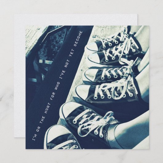 SNEAKER BLUES 5.25 x 5.25カード 招待状 (正面/裏面)