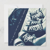 SNEAKER BLUES 5.25 x 5.25カード 招待状 (正面)