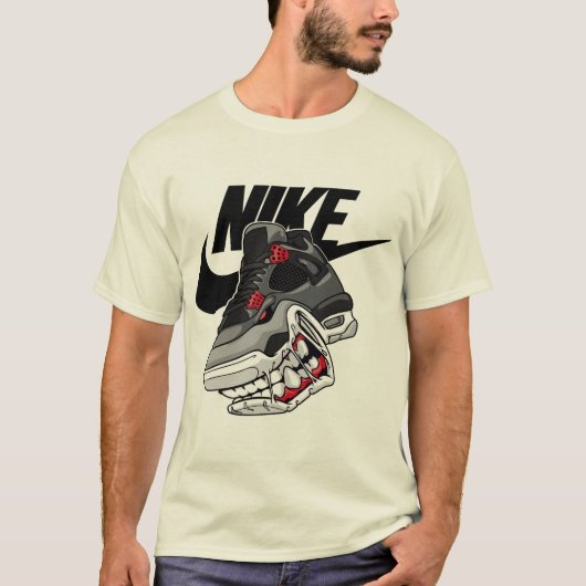 Sneaker Monster – Aggressive Streetwear Shoe Graph Tシャツ (正面)