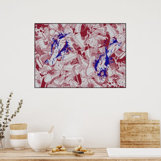 Sneaker Poster ポスター (キッチン)