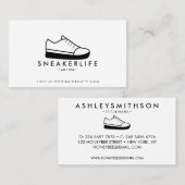Sneaker Sport Shoes hand drawn 名刺 (正面/裏面)