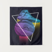 SNEAKER WITH BALL Basketball Blanket タペストリー (正面)