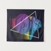 SNEAKER WITH BALL Basketball Blanket タペストリー (正面(横))