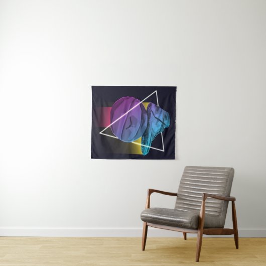 SNEAKER WITH BALL Basketball Blanket タペストリー (インサイチュ(横))