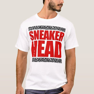 Sneakerheadの火の赤のセメント Tシャツ