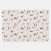 Sneaky Racoon ラッピングペーパーシート (正面2)