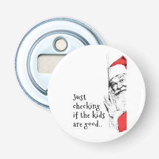 Sneaky Santa Just Checking Kids 栓抜き