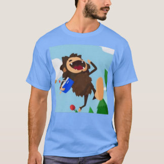 sneaky sasquatch big head 2 tシャツ