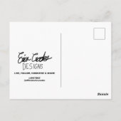 Sneaky villain cartoon character ポストカード (裏面)