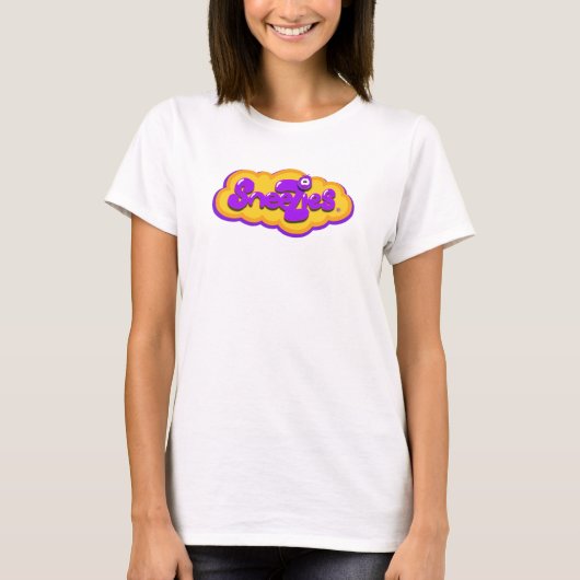 Sneezies ゲーム ロゴ tシャツ (正面)