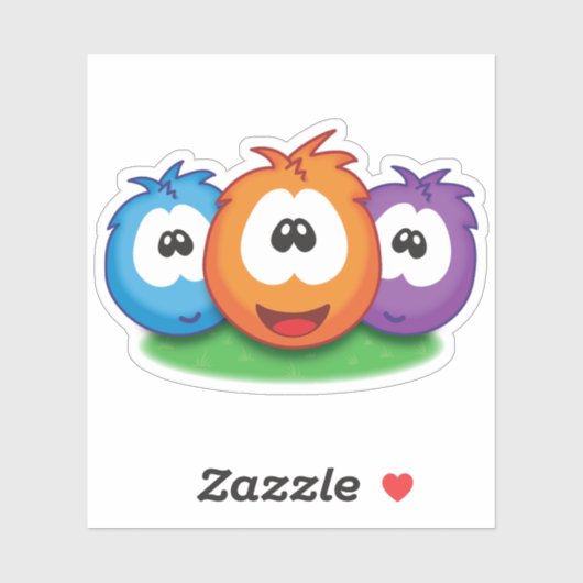 Sneezies! Icon Style Trio Arrangment シール (シート)