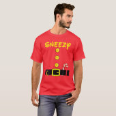 Sneezy Dwarf Halloween Costume Matching Sneezy Dwa Tシャツ (正面フル)