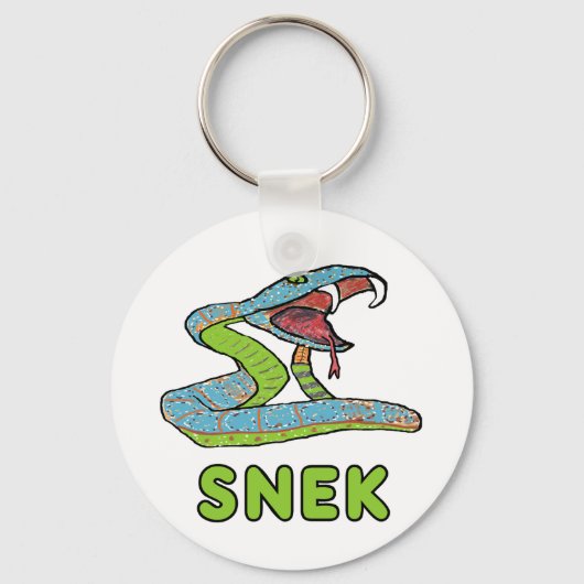 Snek (Snake) キーホルダー (正面)