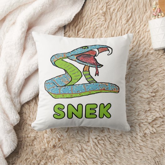 Snek (Snake) クッション (ブランケット)