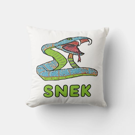 Snek (Snake) クッション (正面)