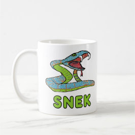 Snek (Snake) コーヒーマグカップ