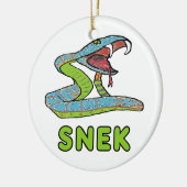 Snek (Snake) セラミックオーナメント (左)