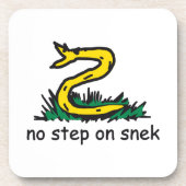 SnekRig x6 ガズデン フラグ パロディー コースター (正面)