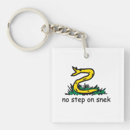 SnekRight ガズデン パロディーヘビのミーム キーホルダー