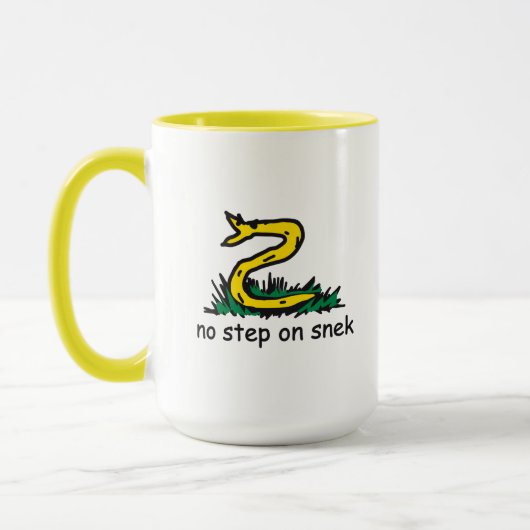 SnekRight ガズデン パロディーヘビのミーム マグカップ (左)