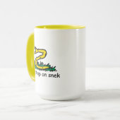 SnekRight ガズデン パロディーヘビのミーム マグカップ (正面左)
