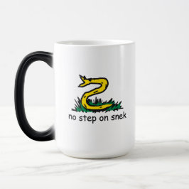 SnekRight ガズデン パロディー No step on snek ミーム モーフィングマグカップ