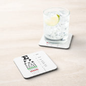 Snellenの視力検査表のコルクのコースター コースター (右側)