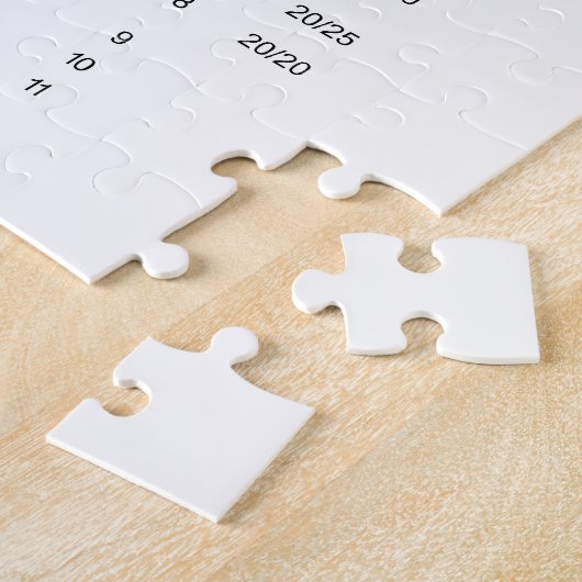 Snellenの視力検査表のパズル ジグソーパズル