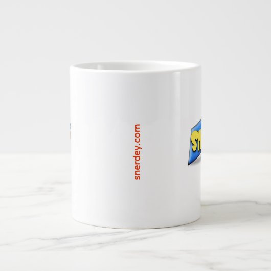 Snerdeyのジャンボマグ ジャンボコーヒーマグカップ (正面)