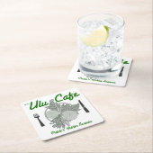 SnerkのUluのカフェの使い捨て可能な正方形のコースター スクエアペーパーコースター (インサイチュ)