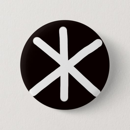 SNEWFLAKE MAKER - FLAKE - 002 缶バッジ (正面)