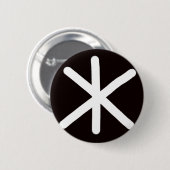 SNEWFLAKE MAKER - FLAKE - 002 缶バッジ (正面&裏面)