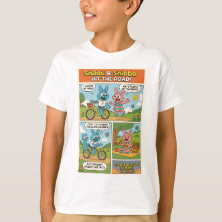Snibbi & Snibbo カートゥーンTシャツ Tシャツ