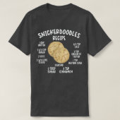 SNICKERDOODLES COOKIE RECIPE CHRISTMAS BAKING  Tシャツ (デザイン正面)