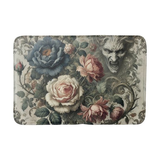 Snideのコメント – ゴシック様式のフローラグロテスク バスマット (正面)