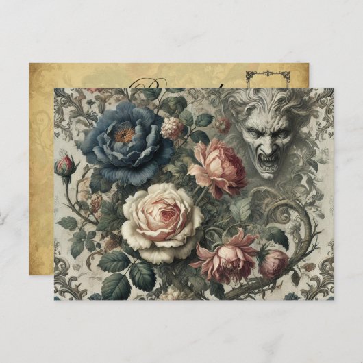 Snideコメント – ゴシックビクトリアン シーズンポストカード (正面/裏面)
