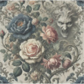 Snideコメント – ゴシック様式のフローラグロテスク枕 シール (正面)