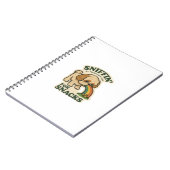 Sniffin' Snacks Shih Tzu St.Patrick's Day ノートブック (左側)