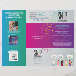 SNiP DIY三折フライヤー チラシ