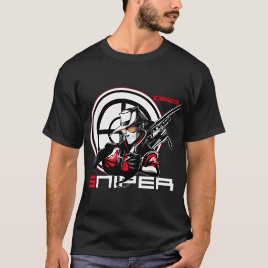 Sniper funny girl tシャツ (正面)