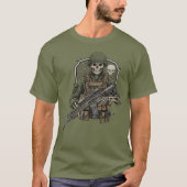 Sniper Skeleton Tシャツ (正面)
