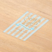 Snips and Snails Baby Boy Baby Shower Invitation アクリル招待状 (レイダウン)