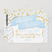 Snips & Snails少年の発表フォトポストカード 案内ポストカード (正面/裏面)