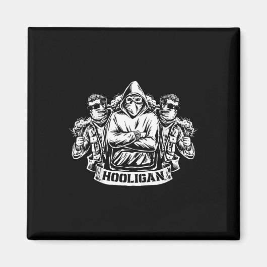 #snirt Football Ultra Fan Hool Hoodie Hool Mobile  マグネット (正面)