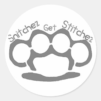 Snitchez Get Stitchezスタンプ ラウンドシール