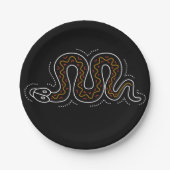 Snkaeの点々のあるなデザイン ペーパープレート (正面)